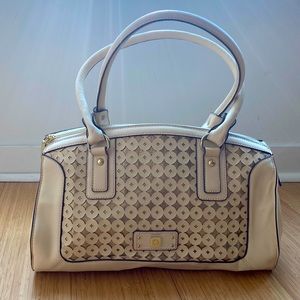 Anne Kline bag with brocade details